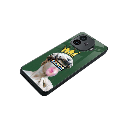 Error stylish phone case for iqoo neo 10r 5g | glossy glass and slim fit