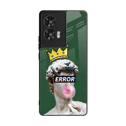 Error back phone cover | glass case for motorola edge 50 fusion