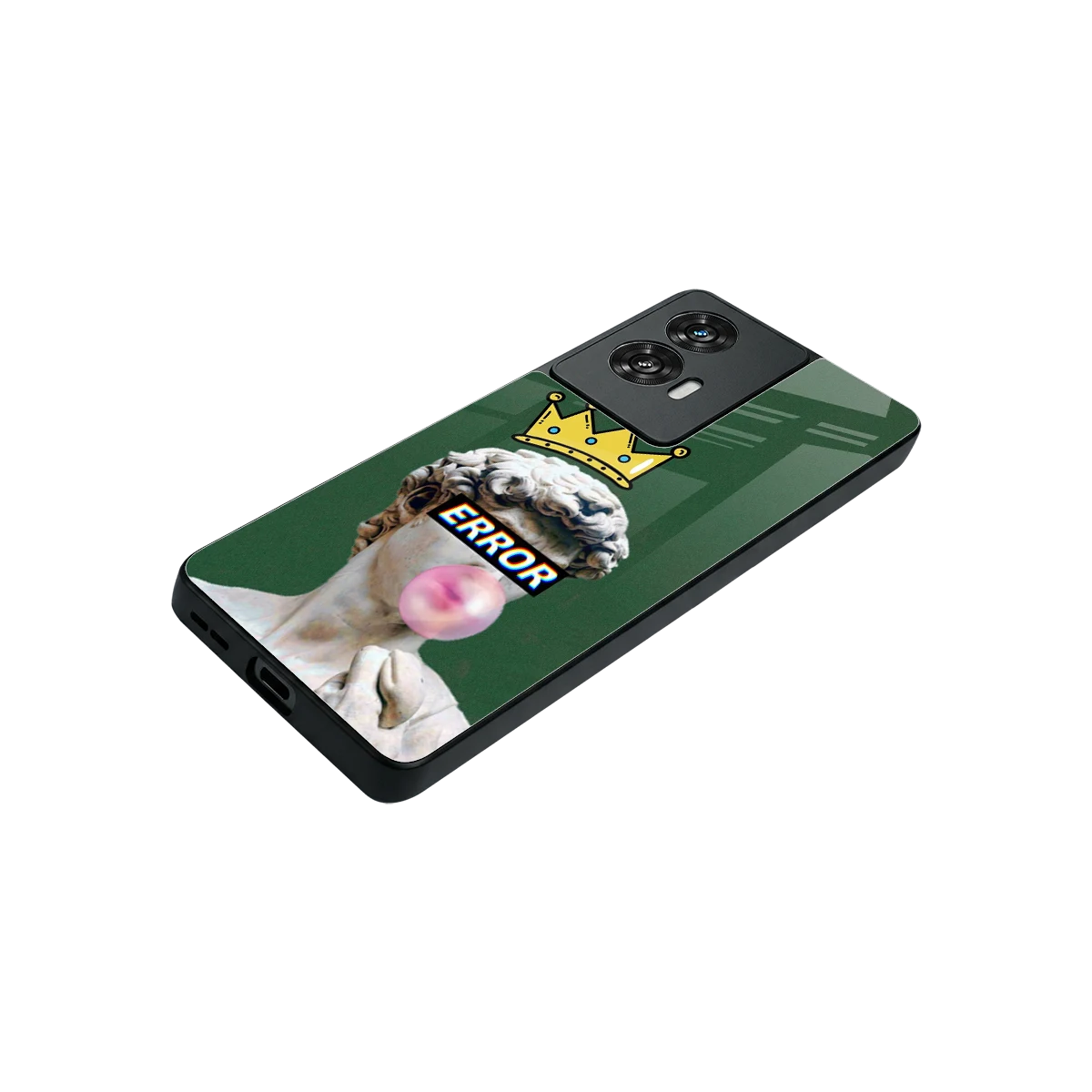 Error stylish phone case for motorola edge 50 fusion | glossy glass and slim fit