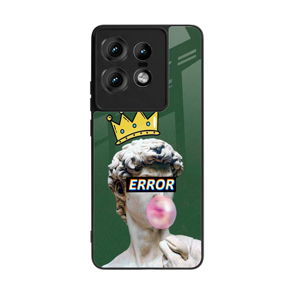 Error back phone cover | glass case for motorola edge 50 pro
