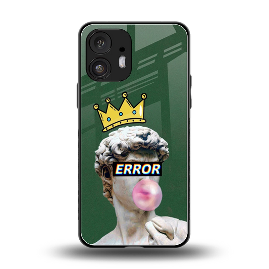 Error back phone cover | glass case for nothing phone 2