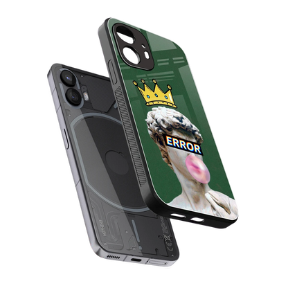 Error sleek nothing phone 2 cover with tempered glass back and TPU edges