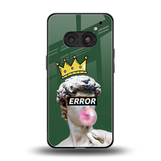 Error back phone cover | glass case for nothing phone 2a