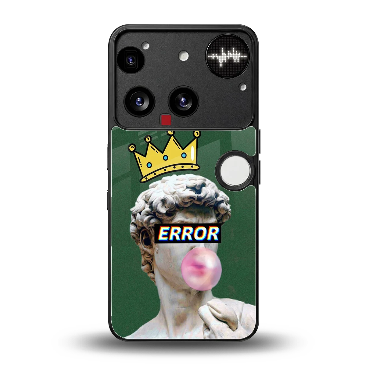 Error back phone cover | glass case for nothing phone 3
