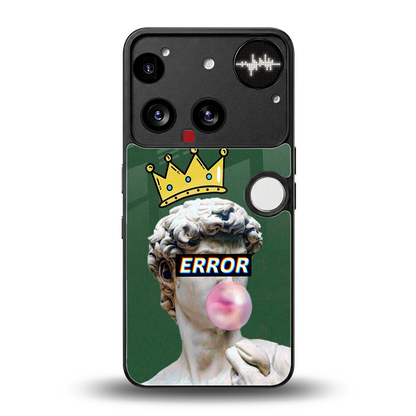 Error back phone cover | glass case for nothing phone 3