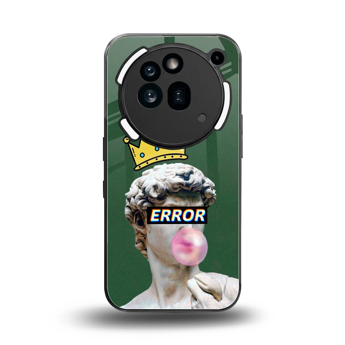 Error back phone cover | glass case for nothing phone 3a pro