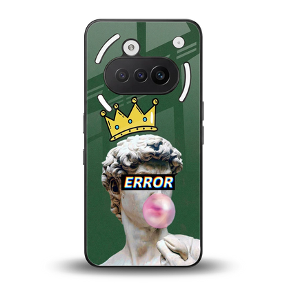 Error back phone cover | glass case for nothing phone 3a