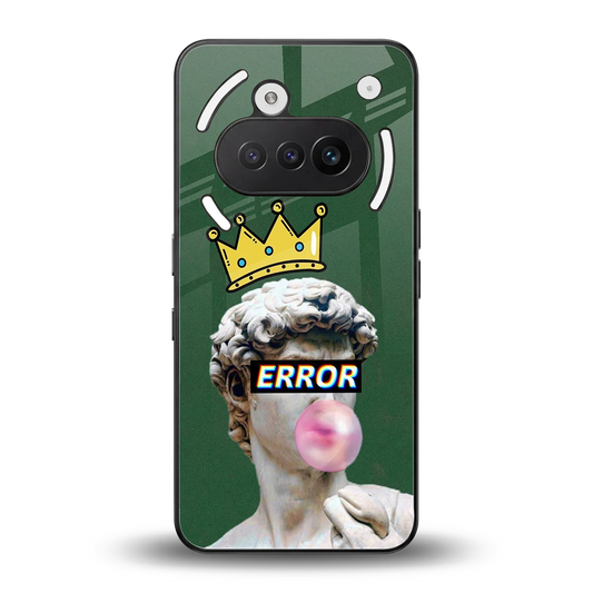 Error back phone cover | glass case for nothing phone 3a