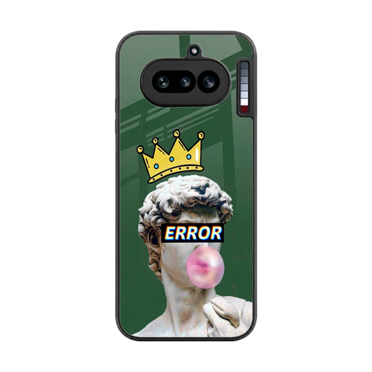 Error back phone cover | glass case for nothing phone 4a