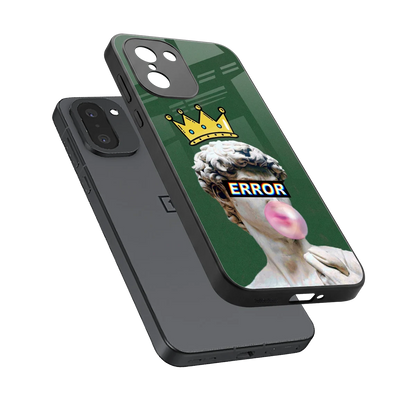 Error sleek oneplus 15r cover with tempered glass back and TPU edges