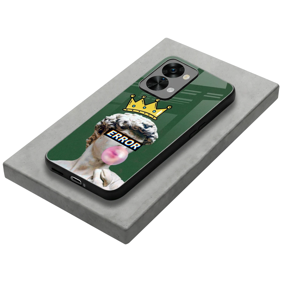 Error stylish phone case for oneplus nord 2t | glossy glass and slim fit