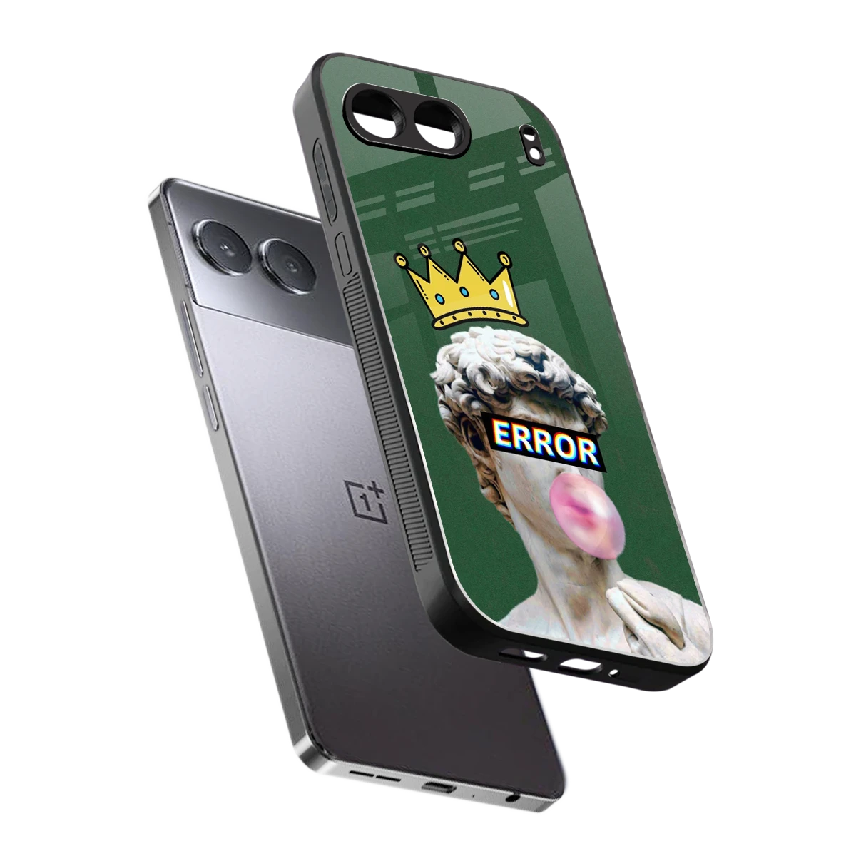 Error sleek oneplus nord 4 cover with tempered glass back and TPU edges