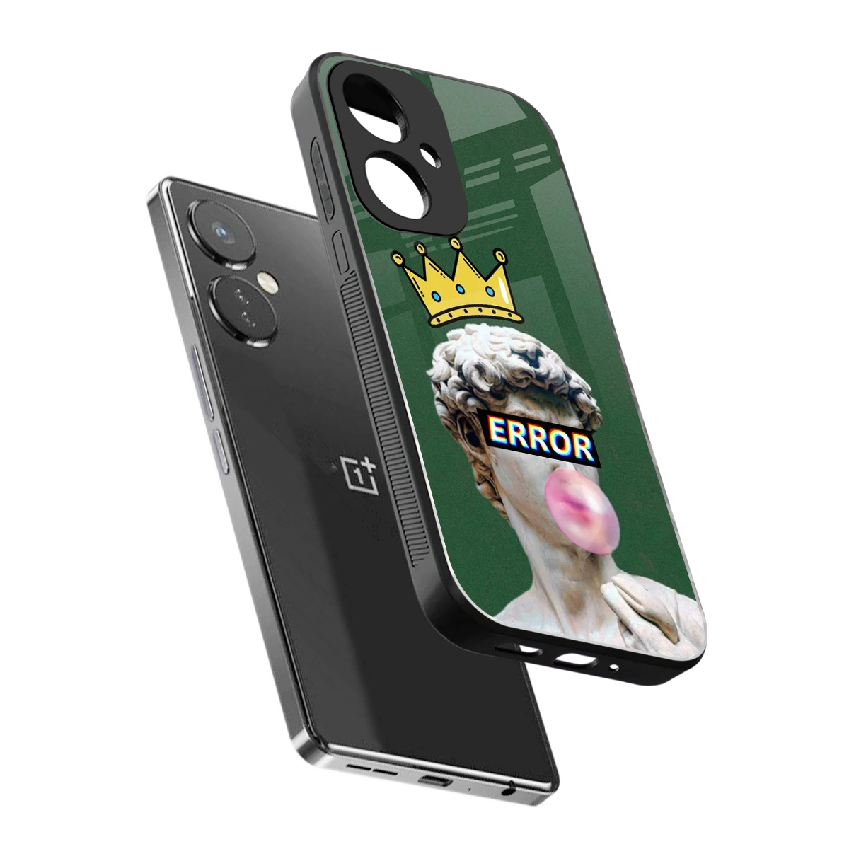 Error sleek oneplus nord ce 3 cover with tempered glass back and TPU edges