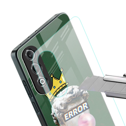 Error stylish phone case for oneplus nord ce 4 | glossy glass and slim fit