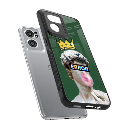 Error sleek oneplus nord ce 2 cover with tempered glass back and TPU edges