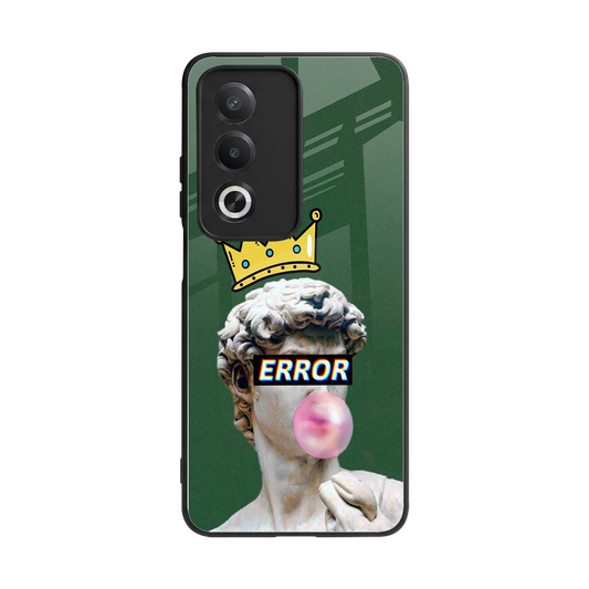 Error back phone cover | glass case for oppo a3 pro
