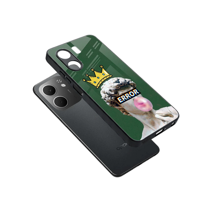 Error sleek oppo a5x 5g cover with tempered glass back and TPU edges