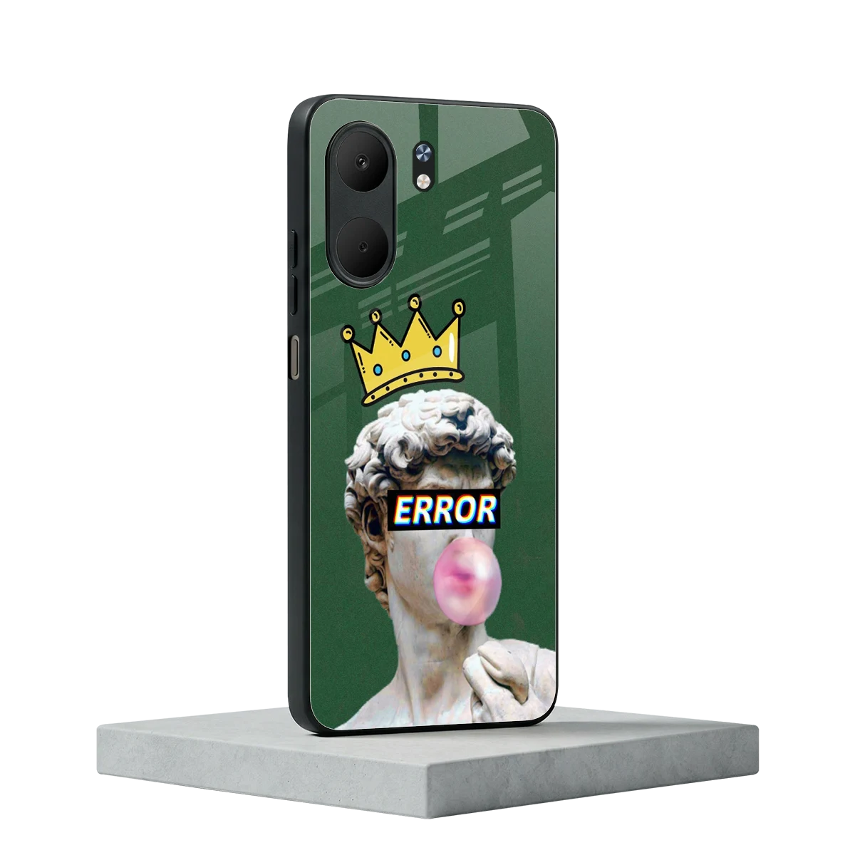 Error oppo a5x 5g mobile cover | shockproof glass phone case
