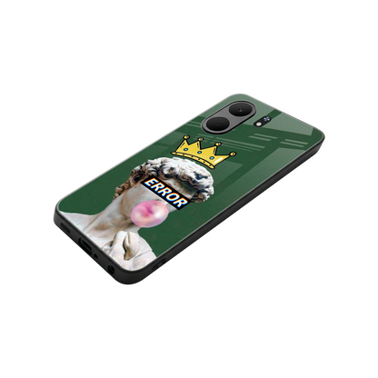 Error stylish phone case for oppo a5x 5g | glossy glass and slim fit