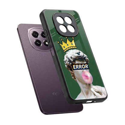 Error sleek oppo f29 5g cover with tempered glass back and TPU edges