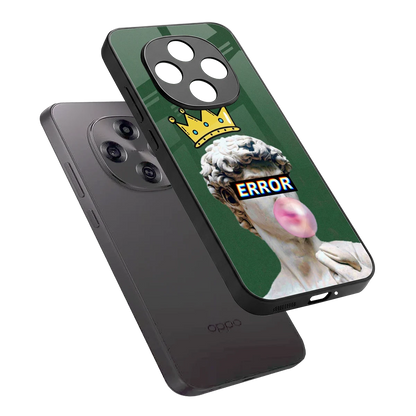 Error sleek oppo f31 pro 5g cover with tempered glass back and TPU edges