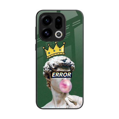 Error back phone cover | glass case for oppo find x9