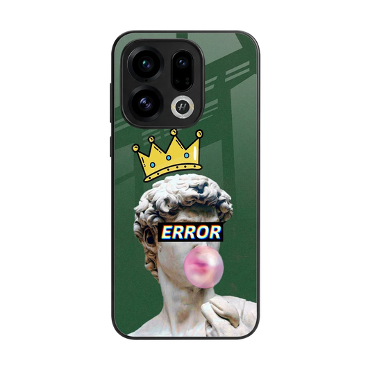 Error back phone cover | glass case for oppo find x9