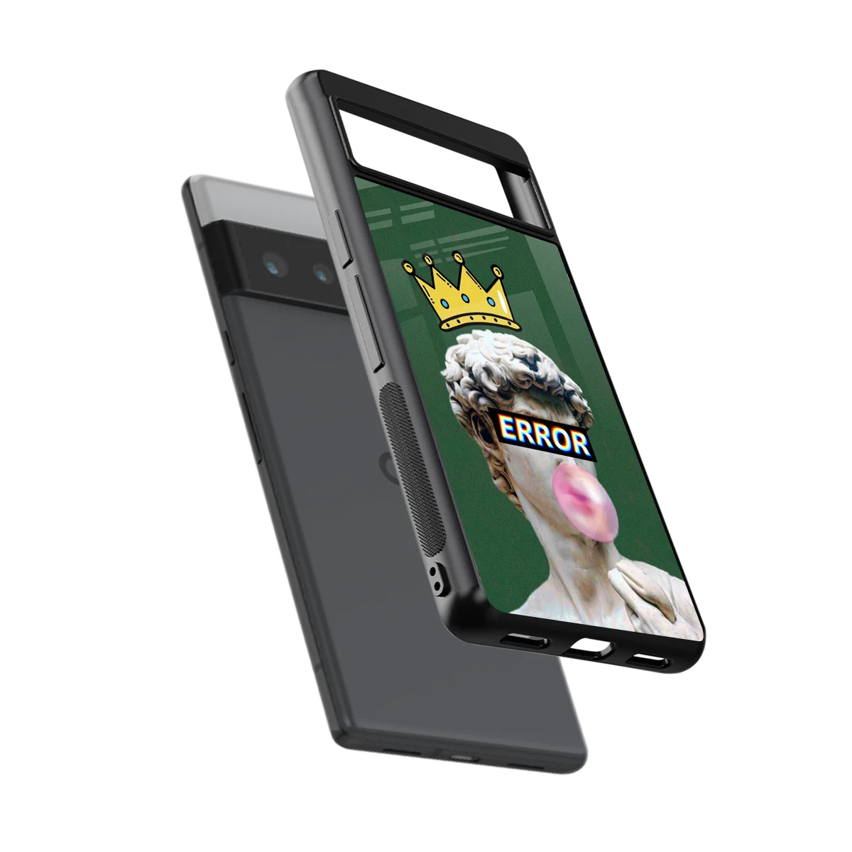Error sleek google pixel 6 pro cover with tempered glass back and TPU edges