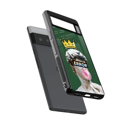 Error sleek google pixel 6 pro cover with tempered glass back and TPU edges