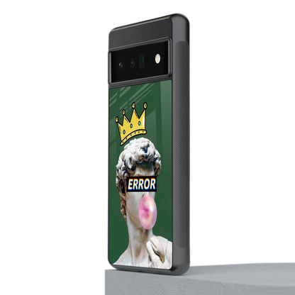 Error stylish phone case for google pixel 6 pro | glossy glass and slim fit