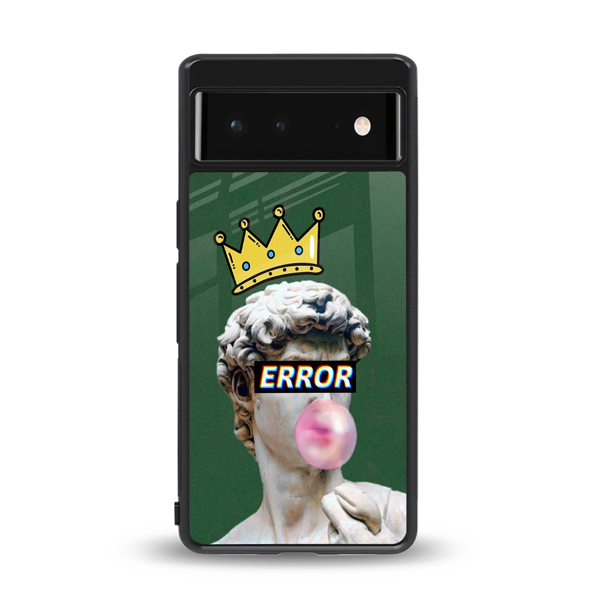 Error back phone cover | glass case for google pixel 6