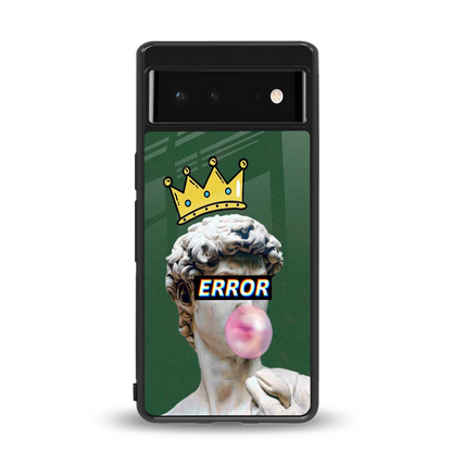 Error back phone cover | glass case for google pixel 6