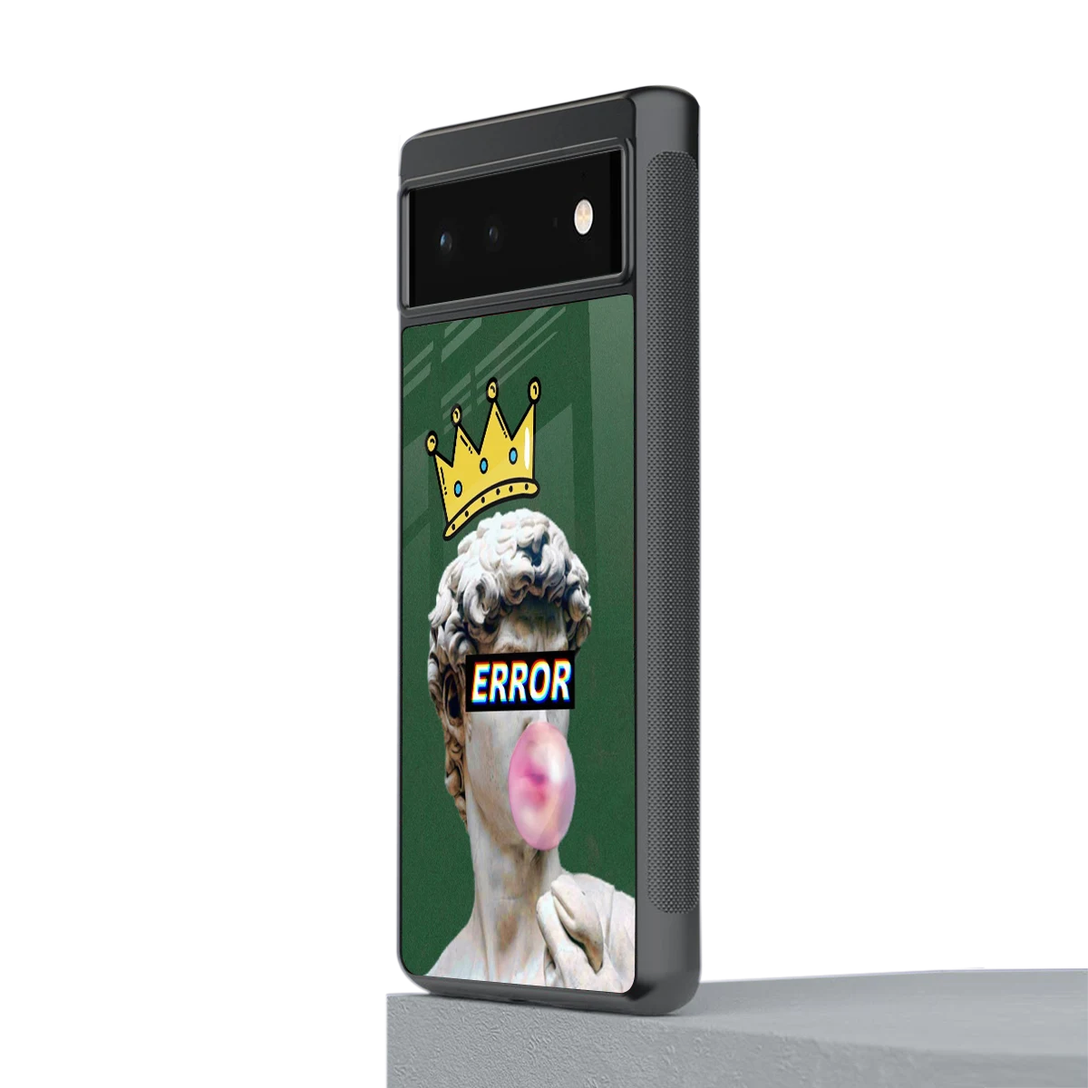 Error stylish phone case for google pixel 6a | glossy glass and slim fit