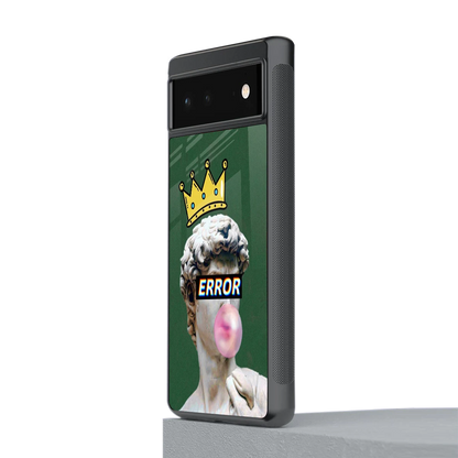 Error stylish phone case for google pixel 6a | glossy glass and slim fit