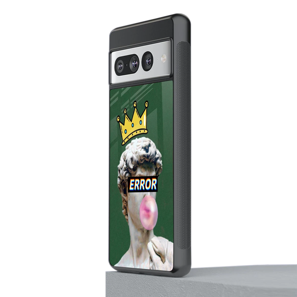 Error stylish phone case for google pixel 7 pro | glossy glass and slim fit