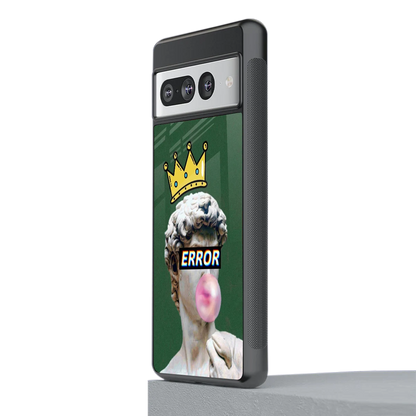 Error stylish phone case for google pixel 7 pro | glossy glass and slim fit