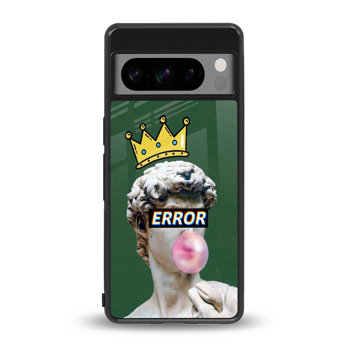 Error back phone cover | glass case for google pixel 8 pro