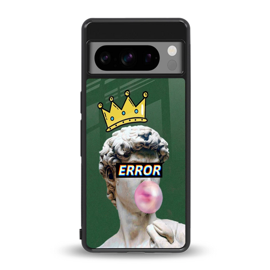 Error back phone cover | glass case for google pixel 8 pro