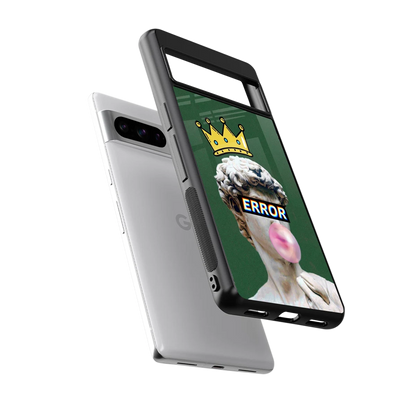 Error sleek google pixel 8 pro cover with tempered glass back and TPU edges