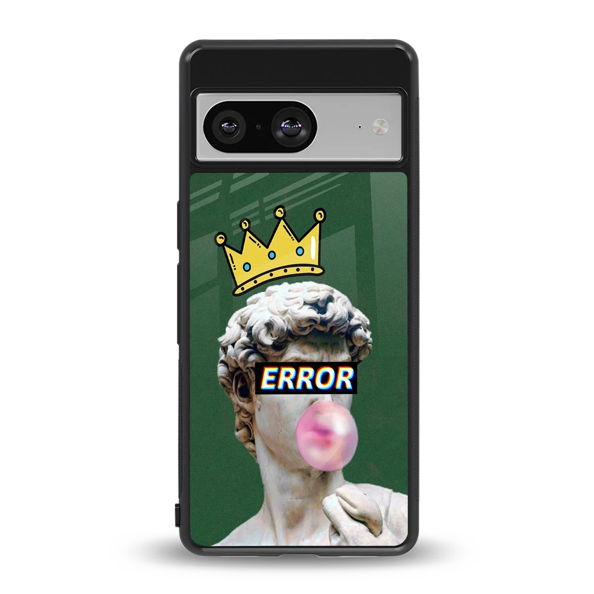 Error back phone cover | glass case for google pixel 8