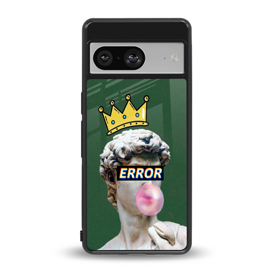 Error back phone cover | glass case for google pixel 8