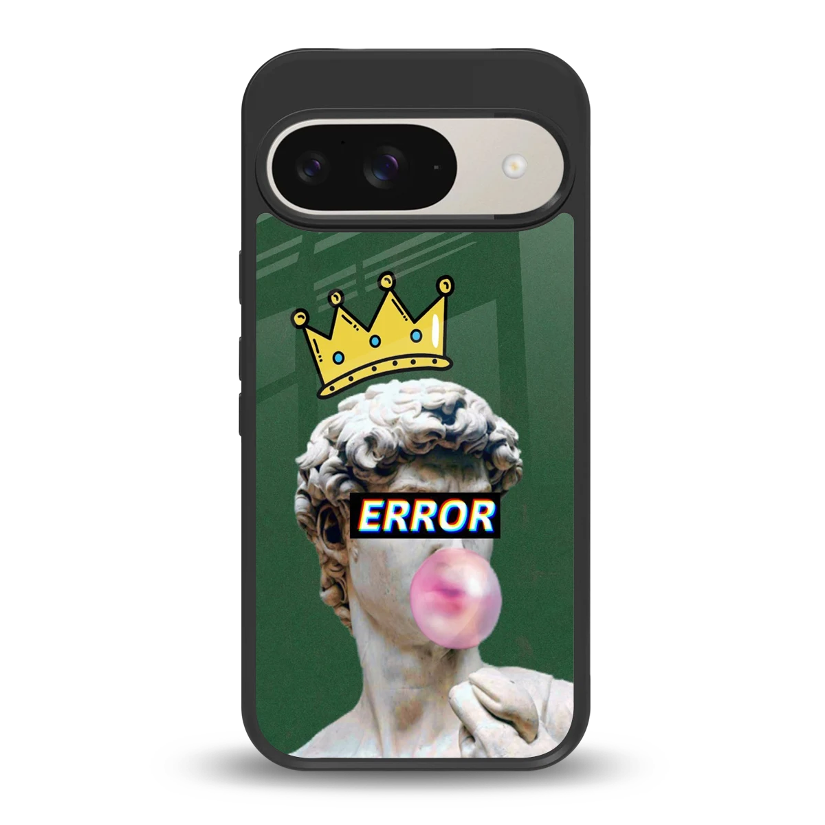 Error back phone cover | glass case for google pixel 9