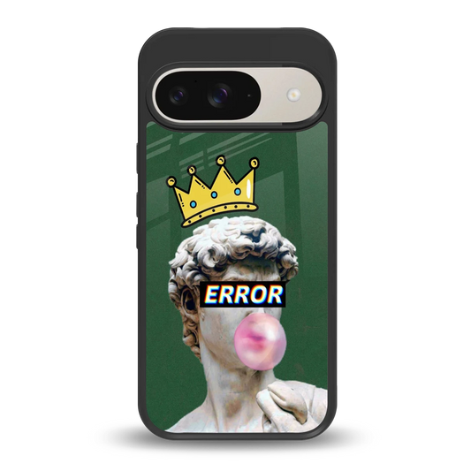 Error back phone cover | glass case for google pixel 9
