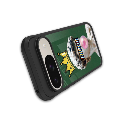 Error stylish phone case for google pixel 9 | glossy glass and slim fit
