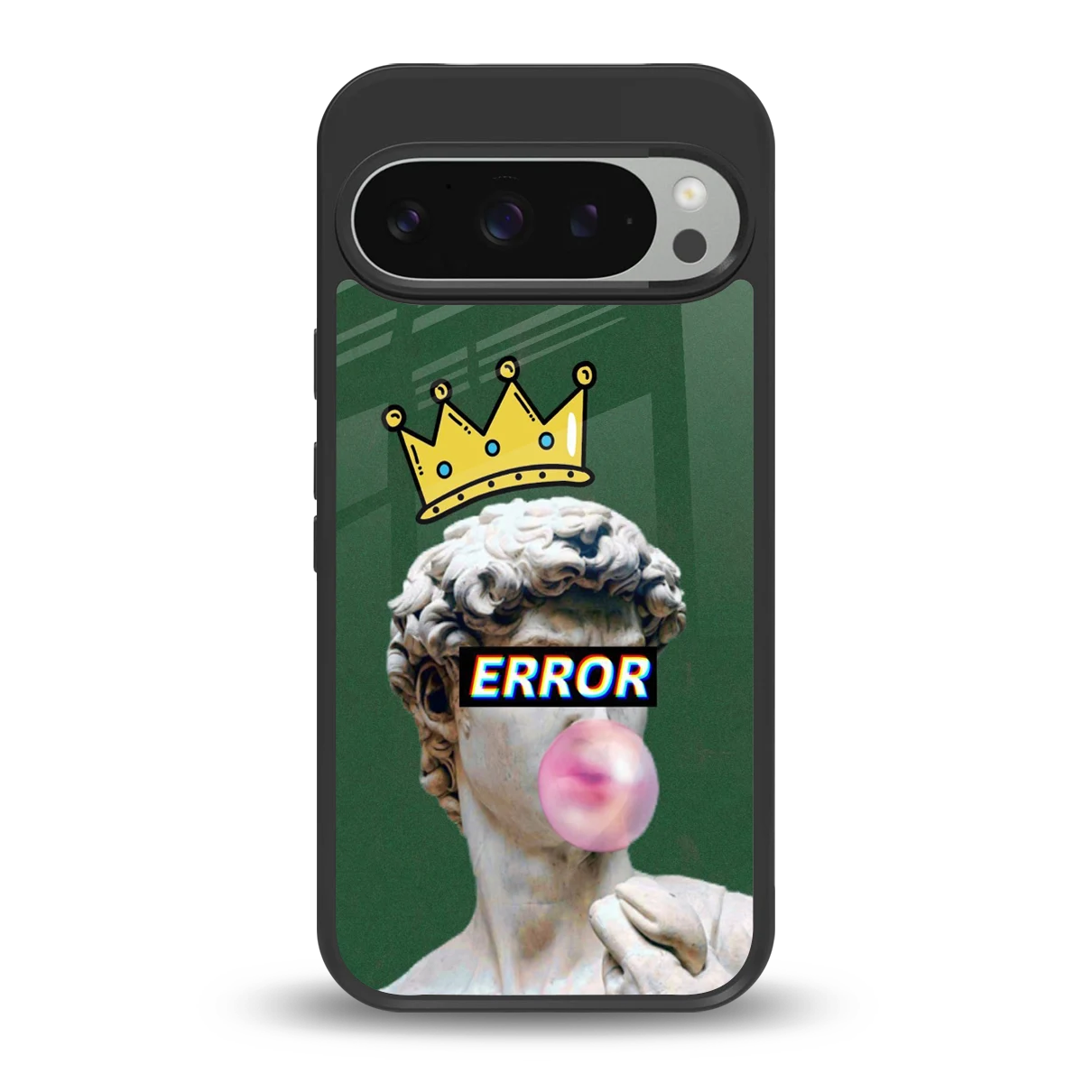 Error back phone cover | glass case for google pixel 9 pro