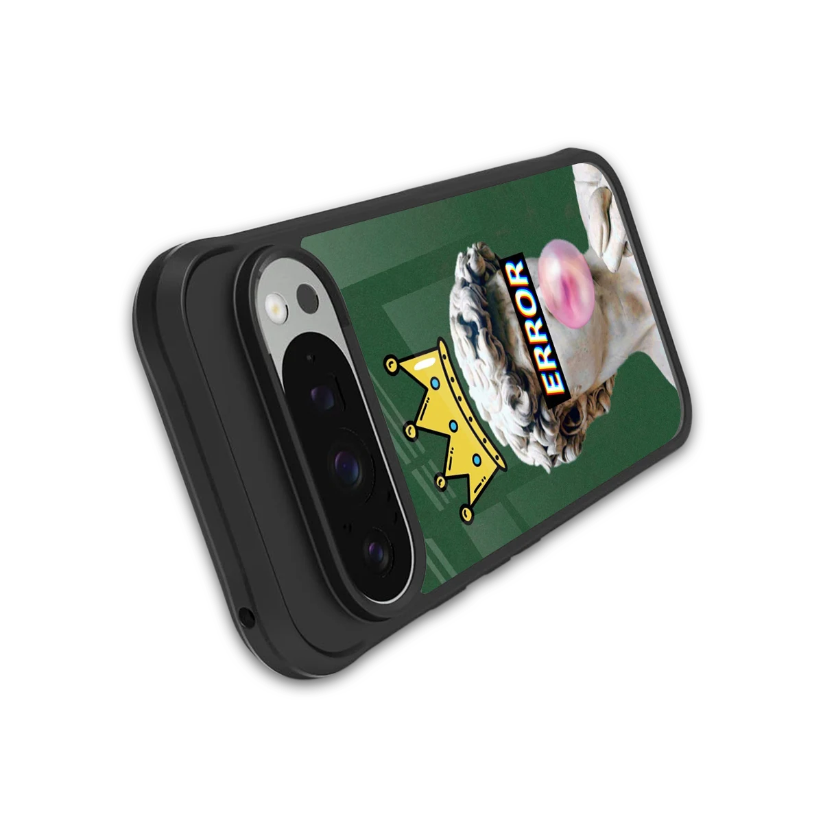 Error stylish phone case for google pixel 9 pro xl | glossy glass and slim fit