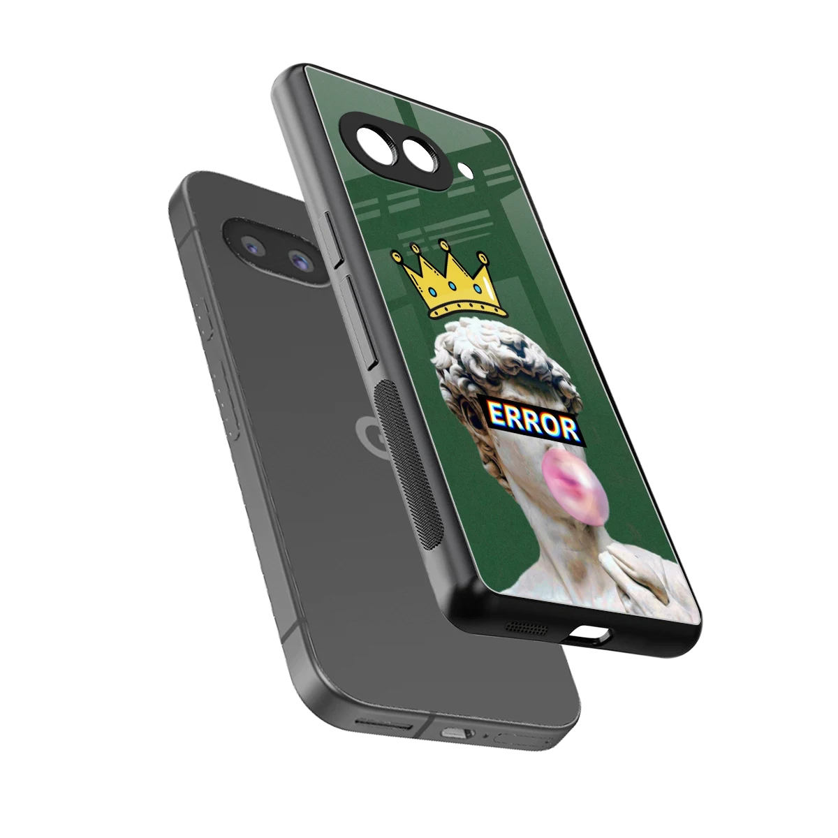 Error sleek google pixel 10a cover with tempered glass back and TPU edges