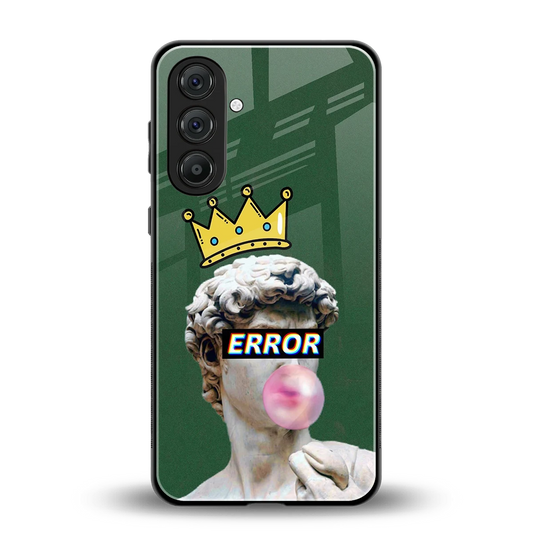 Error back phone cover | glass case for samsung galaxy m36 5g