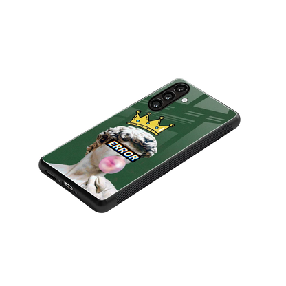 Error stylish phone case for samsung galaxy a17 5g | glossy glass and slim fit