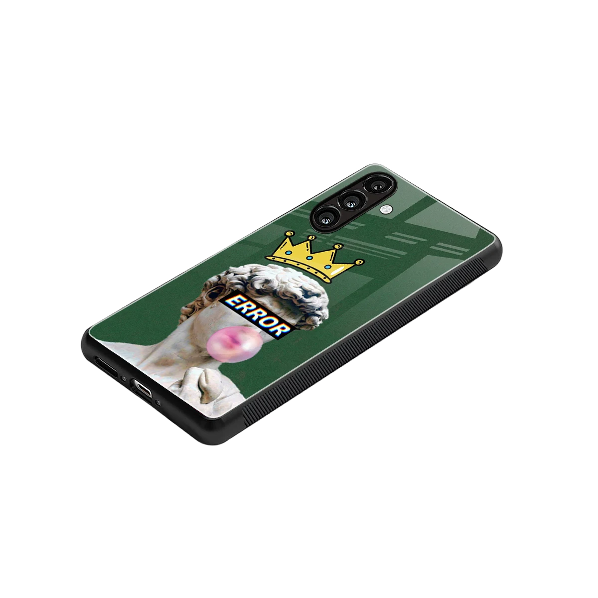 Error stylish phone case for samsung galaxy a36 5g | glossy glass and slim fit